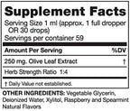 Seagate 00075-0 Olive Leaf Extract Liquid Raspberry Spearmint
