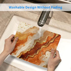 Lyngora Copper Gold Marble Non-Slip Gaming Mouse Pad