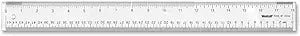 Westcott 10562 18-inch Clear Acrylic Ruler Drafting
