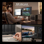 UGREEN DXP4800 GT 4-Bay Desktop NAS Enclosure