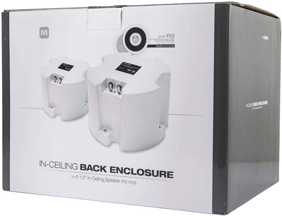 Monoprice 111941 ABS Back Enclosure 6.5" Ceiling Speaker