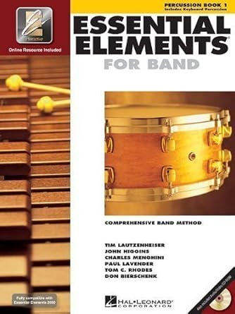 Hal Leonard Corporation Book 1 Essential Elements Percussion
