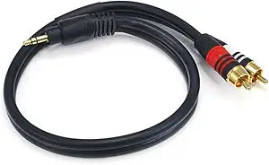 Monoprice 105596 Premium Stereo Male to 2RCA Male Cable