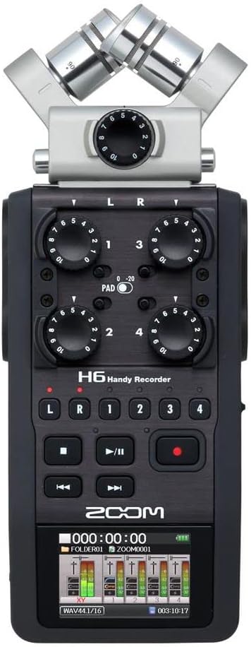 Zoom H6 Handy Recorder Six-Track Audio Recorder