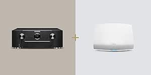 Marantz SR6014 AV Receiver and HEOS 5 Speaker Bundle — main product image