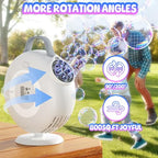 Jovella Automatic Oscillating Bubble Machine