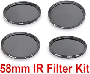 Neewer #IR720+IR760+IR850+IR950 58mm Infrared Filter Set