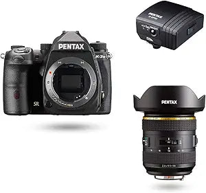 Pentax k-3 Mark III APS-C Camera Body, GPS, Ultra-Wide Lens