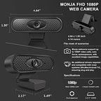 DDYYDS 1080p Plug-and-Play Webcam with Noise-Cancelling Mic
