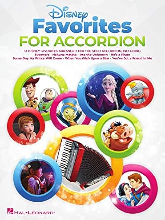 Hal Leonard Corporation Disney Favorites for Accordion Book — main product image