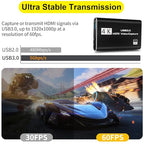 Spiritseek 4K HDMI Capture Card with Mic Input for Streaming