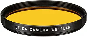 Leica 13072 Orange Filter E49 Black