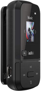 SanDisk SDMX30-032G Clip Sport Go 32GB MP3 Player - Black (Renewed)
