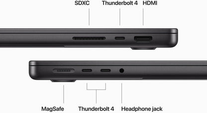 Apple Apple 2023 MacBook Pro Laptop M3 Pro, 14-inch, 512GB SSD, Space Black