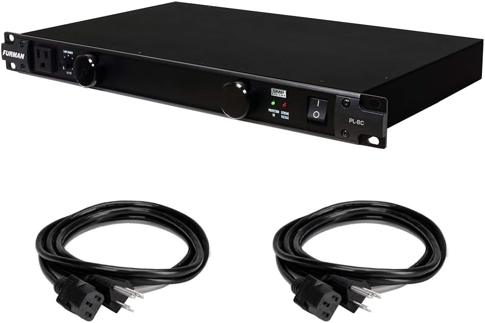 Furman PL-8 C Power Conditioner Extension Cable Bundle