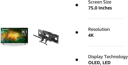 Sony X800H 75-Inch 4K Ultra HD Smart TV