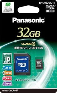 Panasonic RP-SM32GFJ1K 32GB microSDHC Class 4 Memory Card — main product image