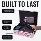 Vaultz VZ03806 Lock Box - 6.5 x 23 x 13.5 Pink Storage Trunk