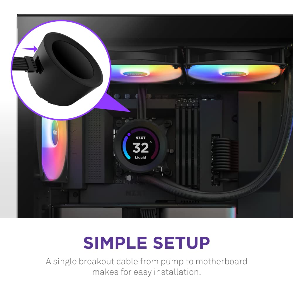 NZXT RL-KR28E-B1 Kraken Elite 280 RGB AIO Cooler
