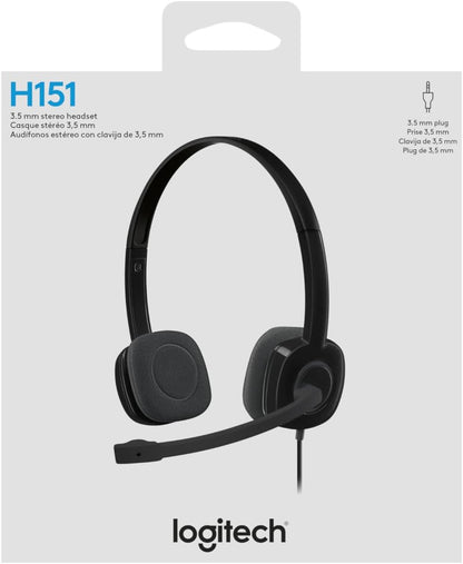 Logitech 981-000587 H151 Wired Stereo Headset