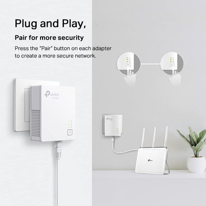 TP-Link TL-PA7017 KIT AV1000 Powerline Adapter Renewed