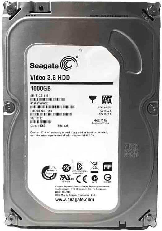 Seagate ST1000VM002 Pipeline 1TB Surveillance Hard Drive Renewed