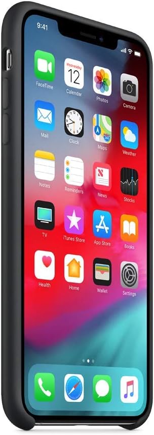 Apple iPhone XS Max Black Silicone Case