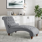 Lexicon S181162GY Lambart Gray Chaise Lounge
