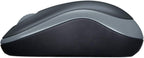 Logitech M185 Wireless Mouse - Black Red