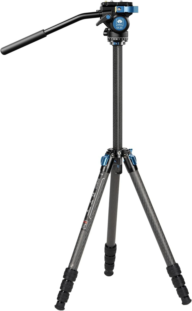 Sirui ST-124+VA-5 Carbon Fiber Tripod with Fluid Head — main product image