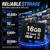 Eloxomer 16GB microSD Card U3 Class 10 High-Speed Memory Card