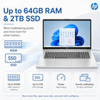 HP 17.3-Inch FHD Business Laptop with Ryzen 5 and Windows 11