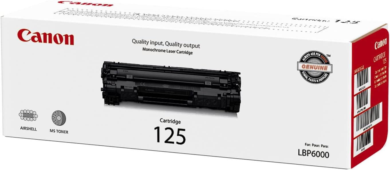 Canon Cartridge 125 Black Toner for MF3010