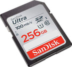 SanDisk SDSDUNR-256G-GN6IN 256GB Ultra SD Card Bundle