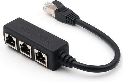 Western Digital RJ45 Ethernet Splitter 1 Male to 3 Female