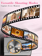 NBDDIGITAL 5K 64MP Point-and-Shoot Camera with Flip Screen