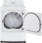 LG DLE6100W 7.3 Cu. Ft. Electric Smart Dryer White