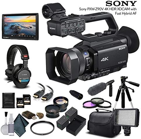 Sony PXW-Z90V 4K HDR Camcorder Professional Bundle