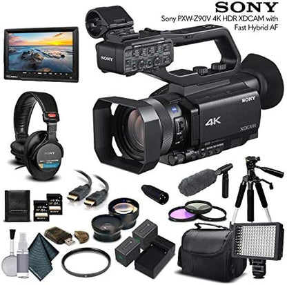 Sony PXW-Z90V 4K HDR Camcorder Professional Bundle