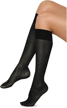 Lupo 05540 Comfort Top Sheer Knee High Socks