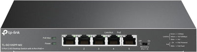 TP-Link TL-SG105PP-M2 5-Port 2.5G PoE++ Gigabit Switch