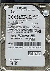 Hitachi HTS545016B9SA02 160GB 2.5" Apple Hard Drive