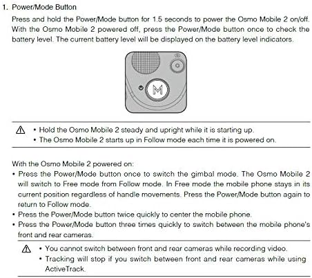 DJI CP.ZM.00000064.02-cr Osmo Mobile 2 Smartphone Gimbal