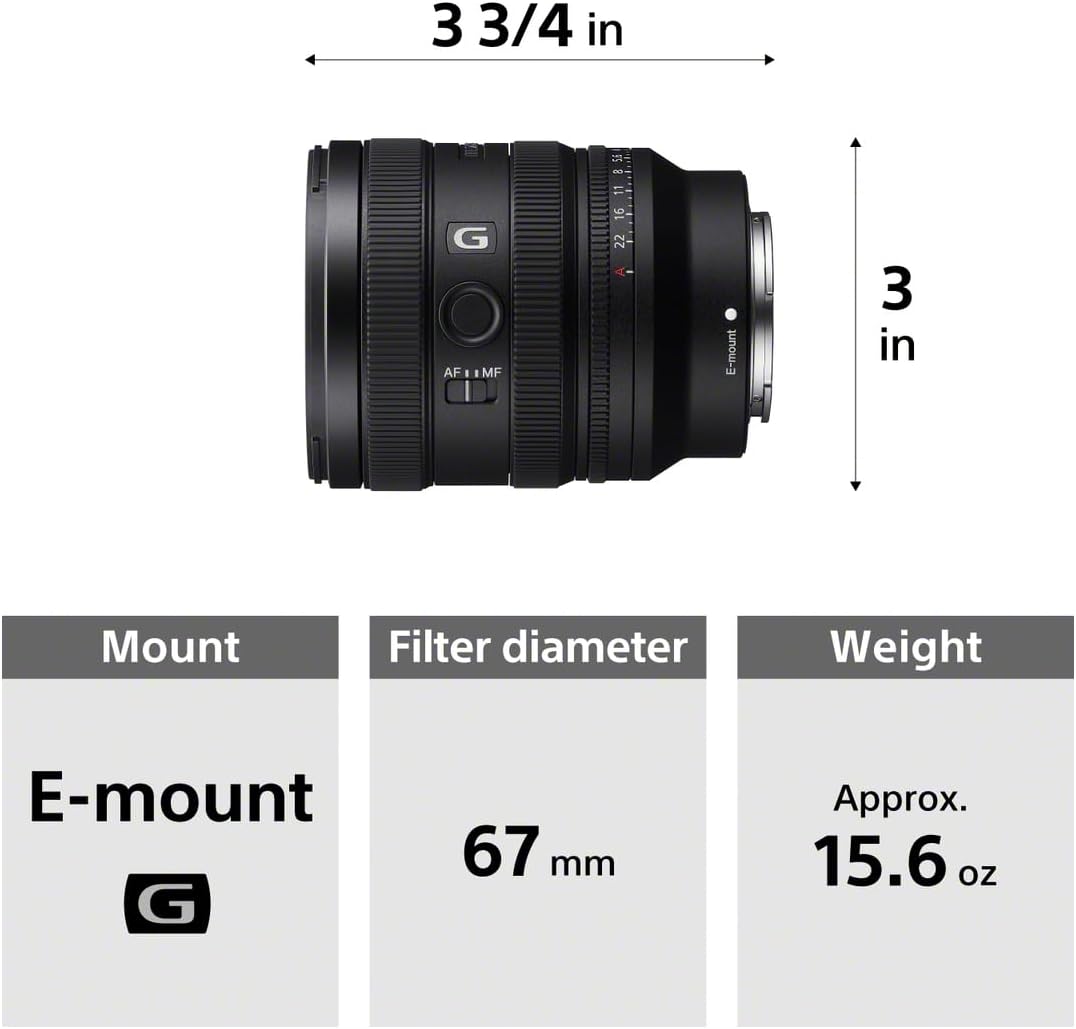 Sony FE 24-50mm F2.8 G Full-Frame Zoom Lens