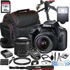 Canon EOS 4000D DSLR 18-55mm Zoom Lens Bundle (Renewed)