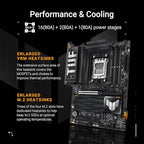 ASUS TUF Gaming X870-PLUS WiFi AM5 ATX Motherboard (Renewed)