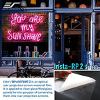 Elite Screens IRP123H2 123-inch Insta-RP 2 Rear Projection Film