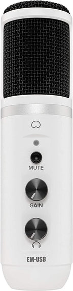 Mackie EM-USB-LTD-WHT Limited Edition White USB Microphone