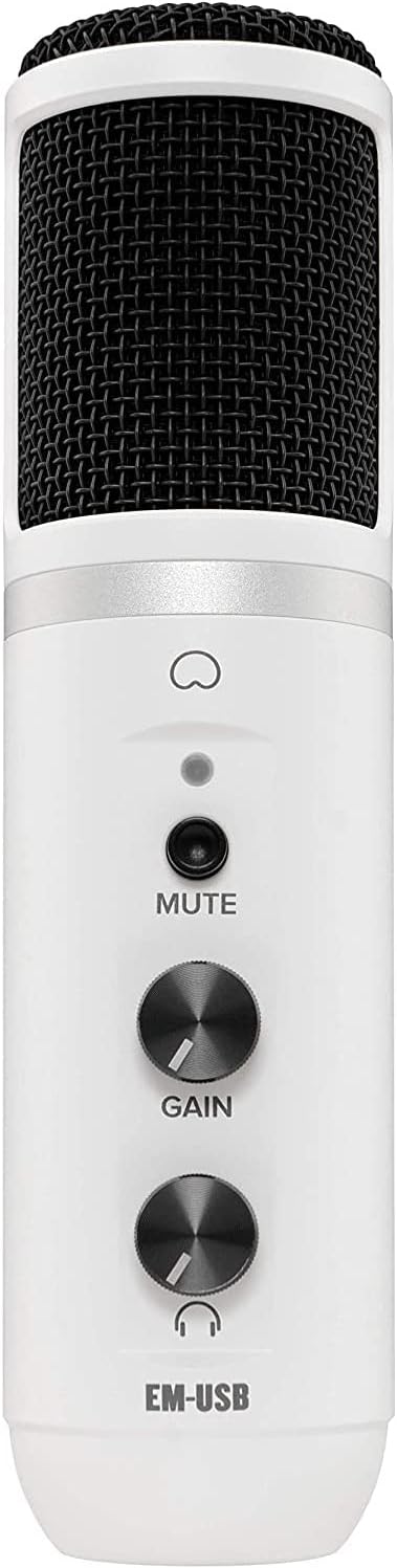 Mackie EM-USB-LTD-WHT Limited Edition White USB Microphone — main product image