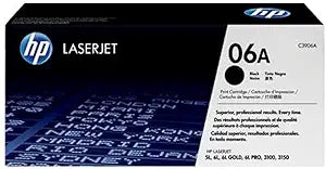 HP C3906A 06A Black LaserJet Toner Cartridge — main product image